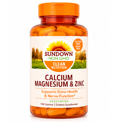 CALCIUM MAGNESIUM & ZINC 100 TABLETS