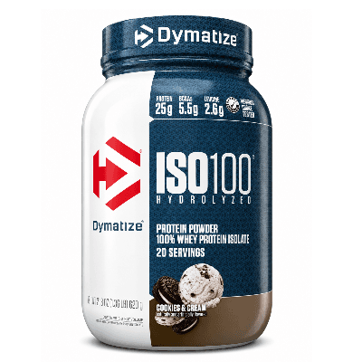 ISO100 HYDROLYZED PROTEIN COOKIES & CREAM 620GR