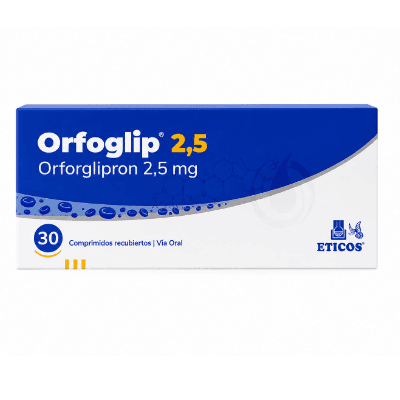 Orfoglip 2,5MG 30 comprimidos